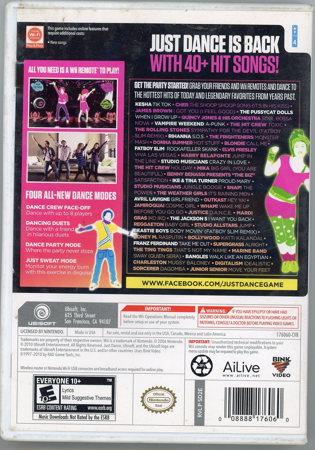 Wii: Just Dance 2