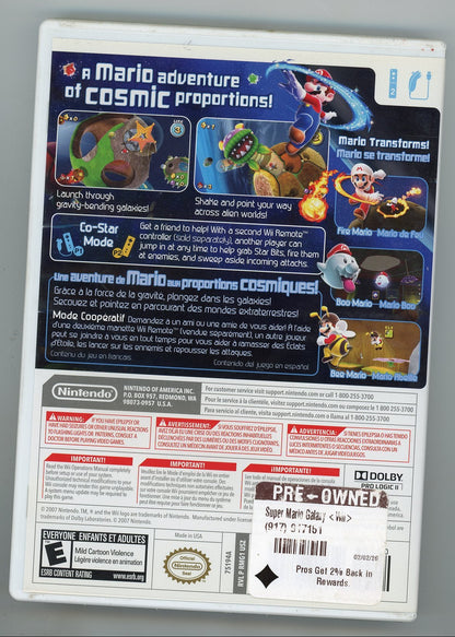 Wii: Super Mario Galaxy (CIB)