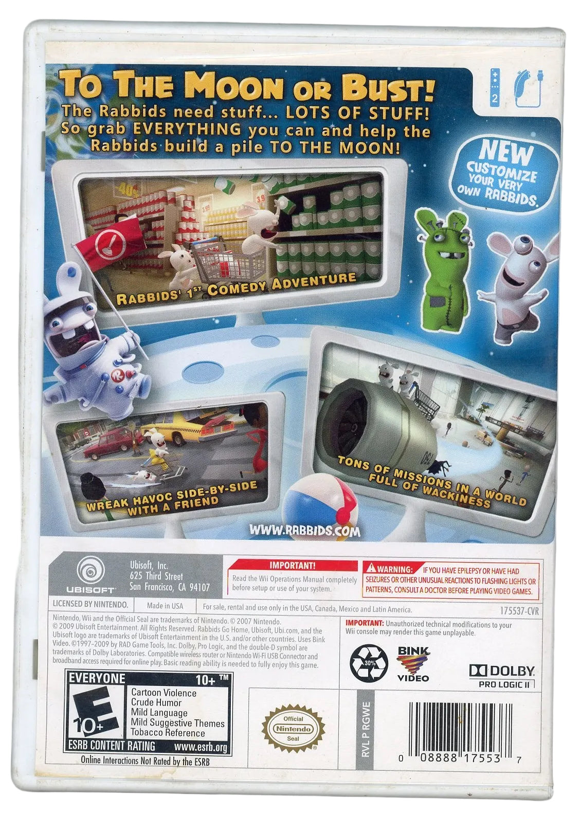Wii: Rabbids Go Home