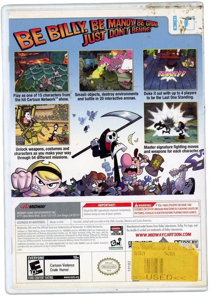 Wii: The Grim Adventures of Billy & Mandy