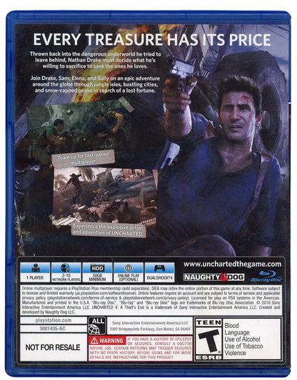 PlayStation 4: Uncharted 4