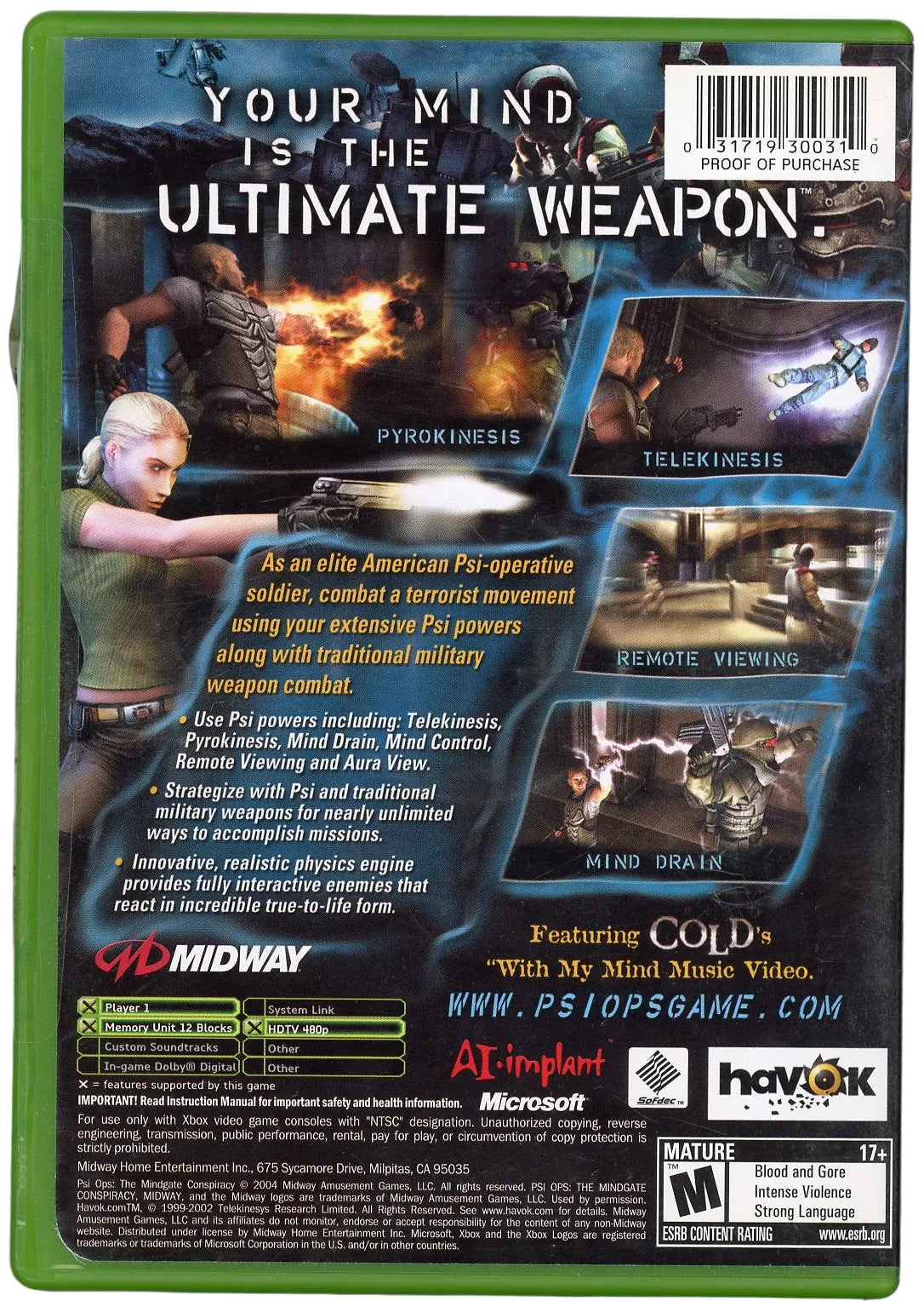 XBOX: PSI-OPS (CIB)
