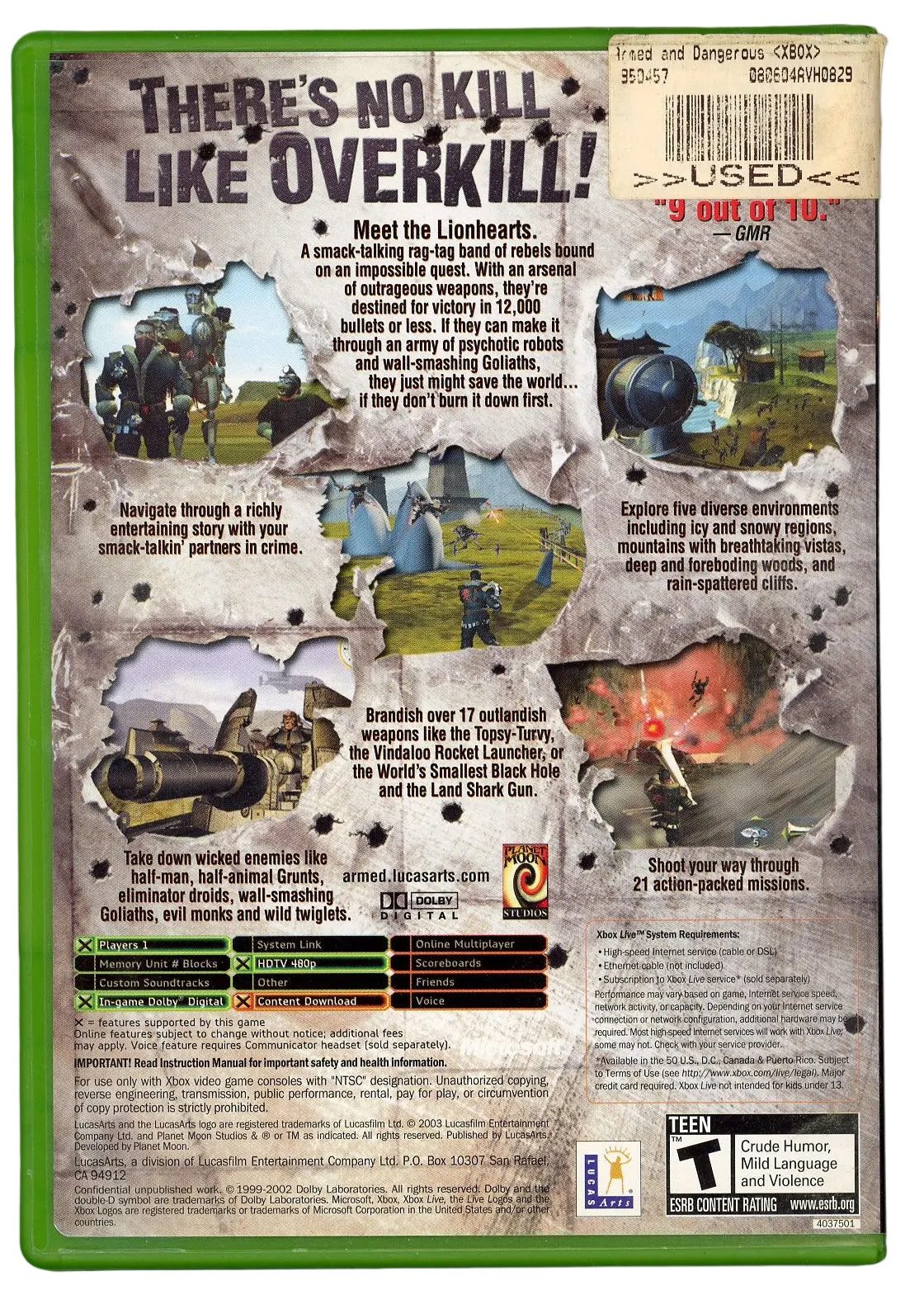 XBOX: Armed and Dangerous
