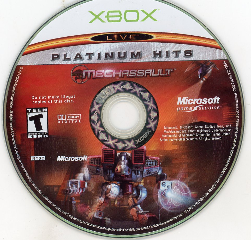 XBOX: Mechassault (CIB)