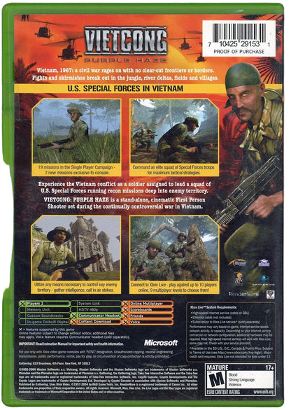 XBOX: Vietcong Purple Haze (CIB)