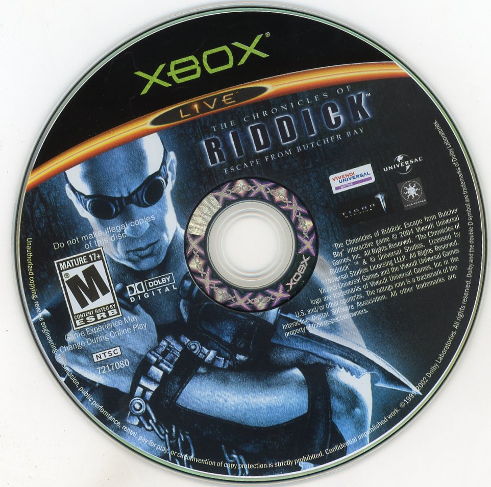 XBOX: The Chronicles of Riddick (CIB)