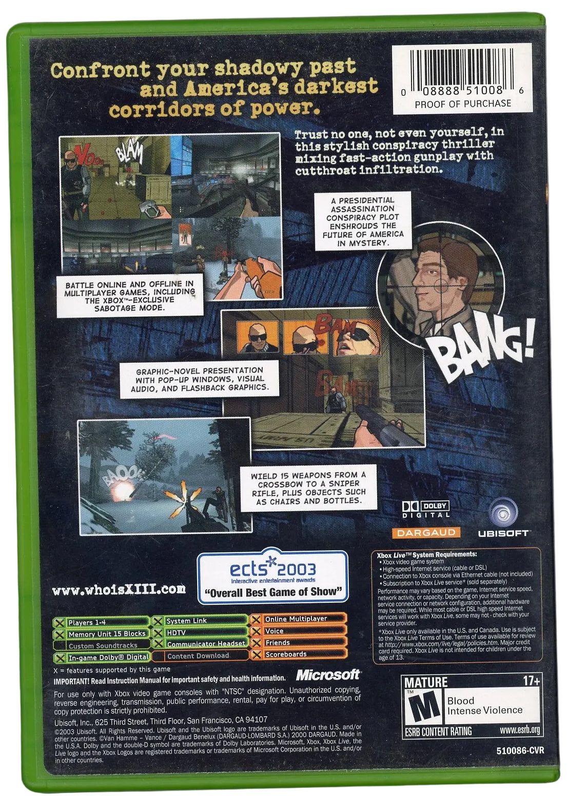 XBOX: Thirteen (CIB)