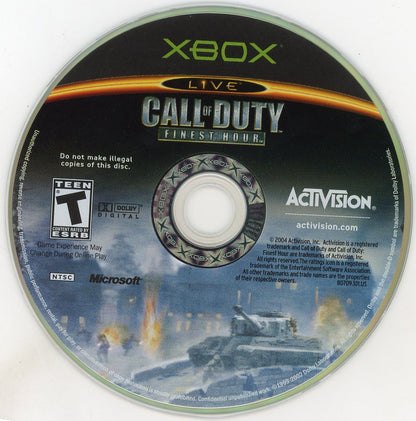 XBOX: Call of Duty: Finest Hour