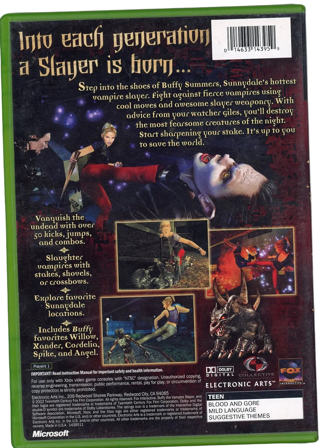 XBOX: Buffy: The Vampire Slayer (CIB)