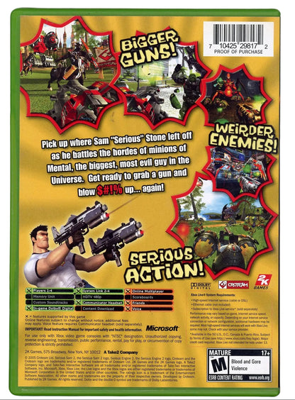 XBOX: Serious Sam II (CIB)