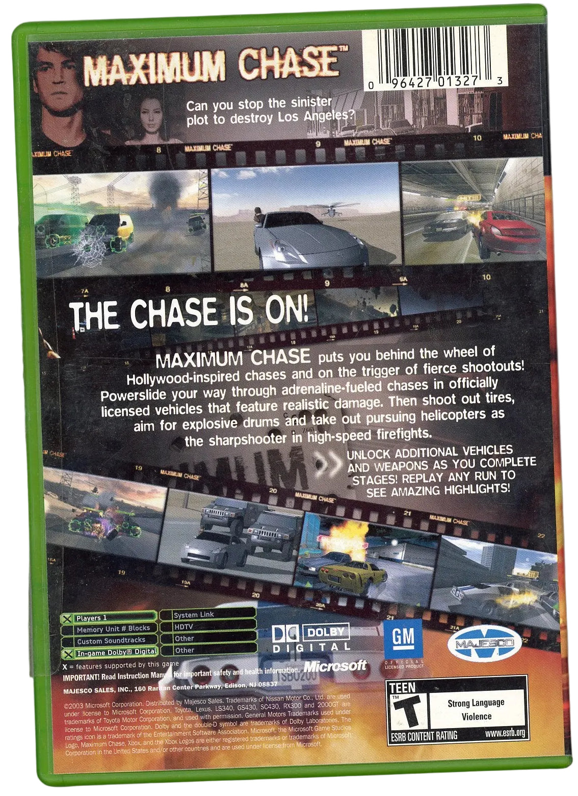 XBOX: Maximum Chase (CIB)