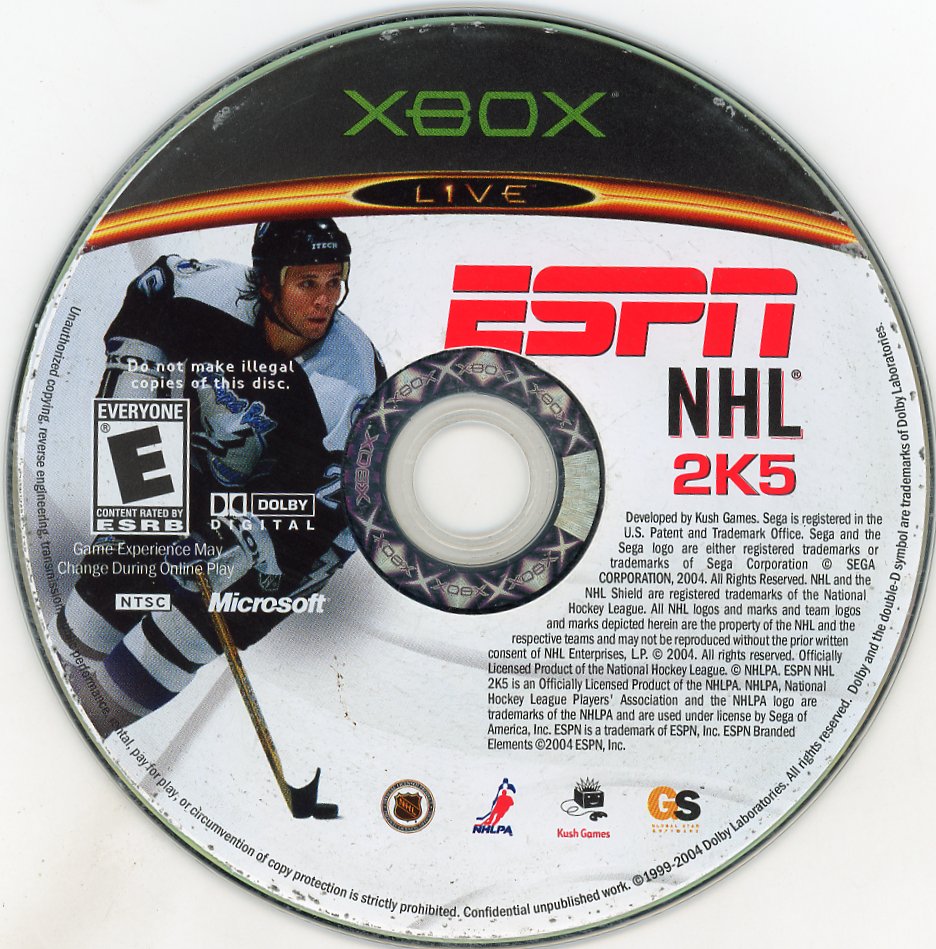 XBOX: ESPN NHL 2K5 (CIB)