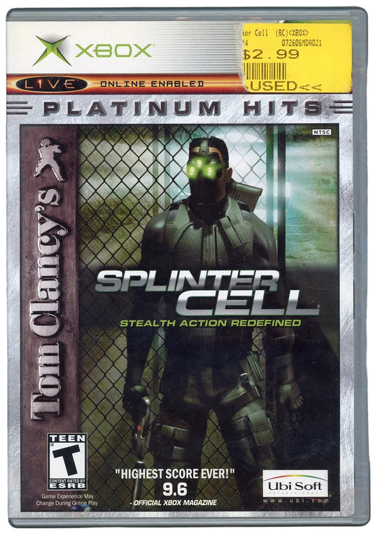 XBOX: Splinter Cell (CIB)