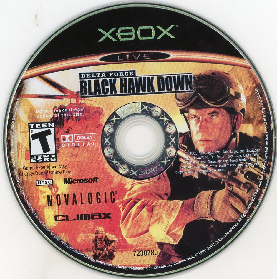 XBOX: Delta Force: Black Hawk Down (CIB)