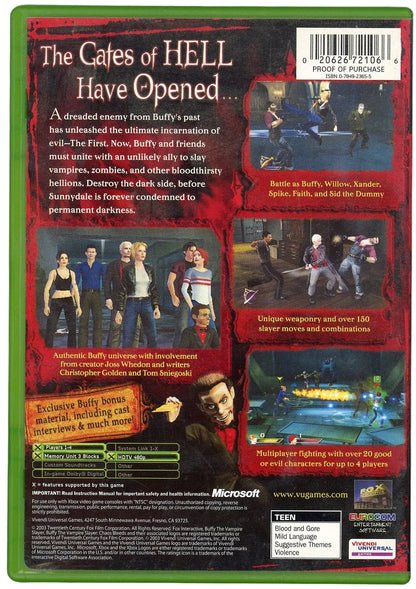 XBOX: Buffy the Vampire Slayer: Chaos Bleeds