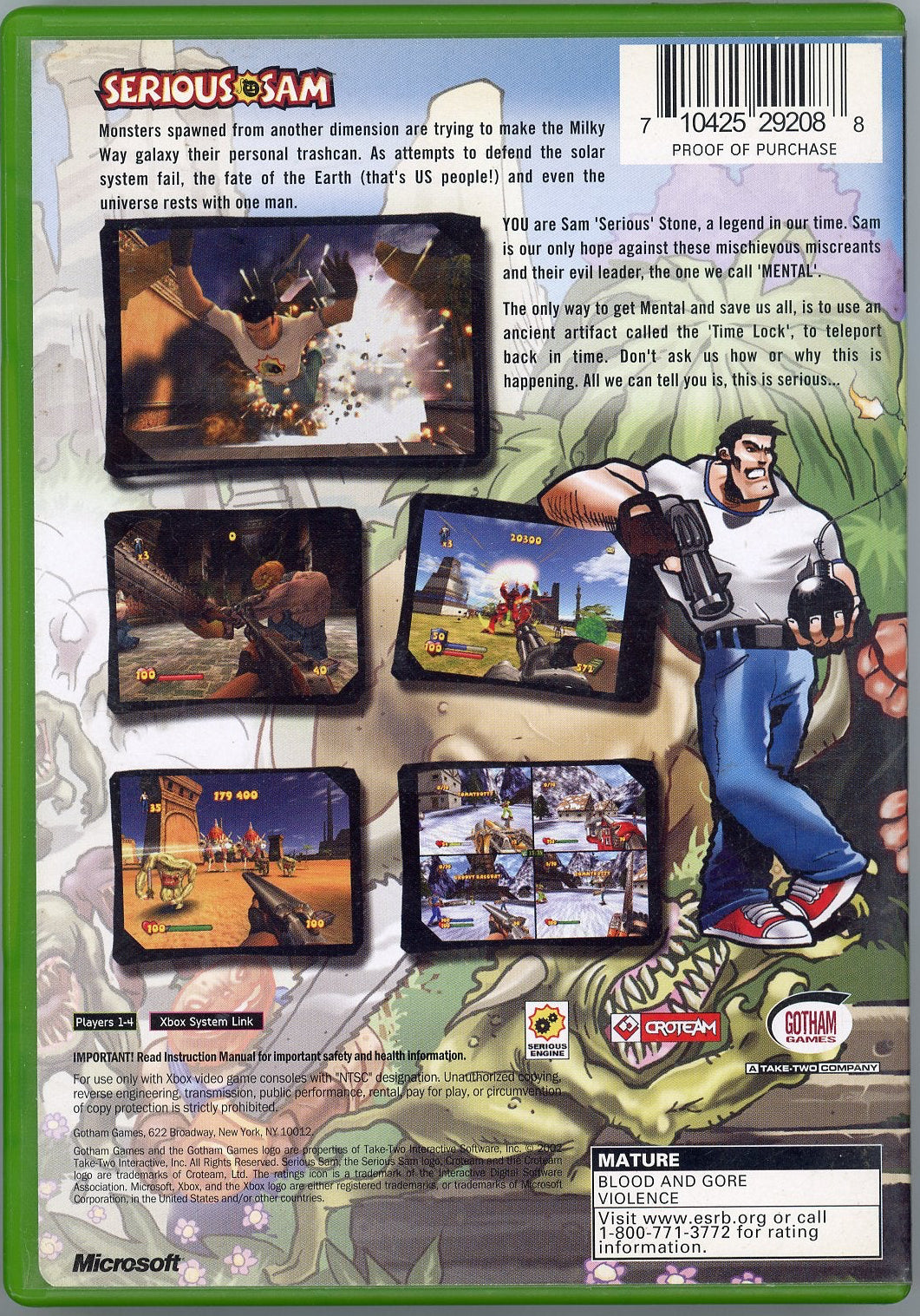 XBOX: Serious Sam (CIB)
