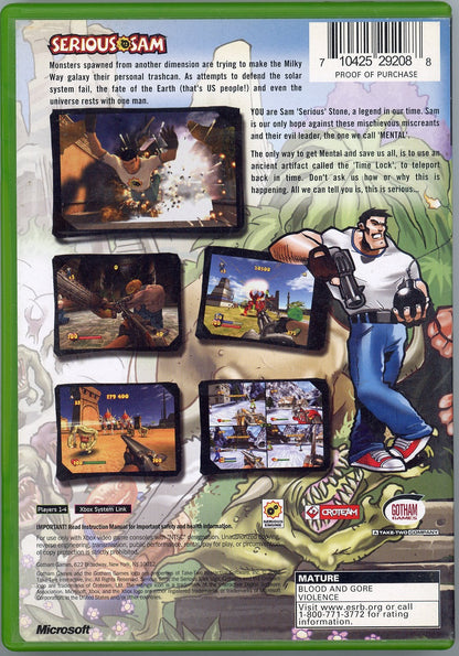 XBOX: Serious Sam (CIB)