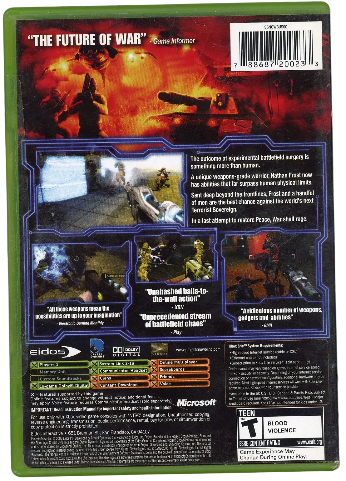 XBOX: Project Snowblind (CIB)