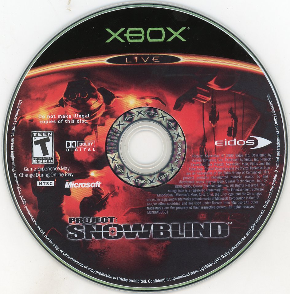 XBOX: Project Snowblind (CIB)