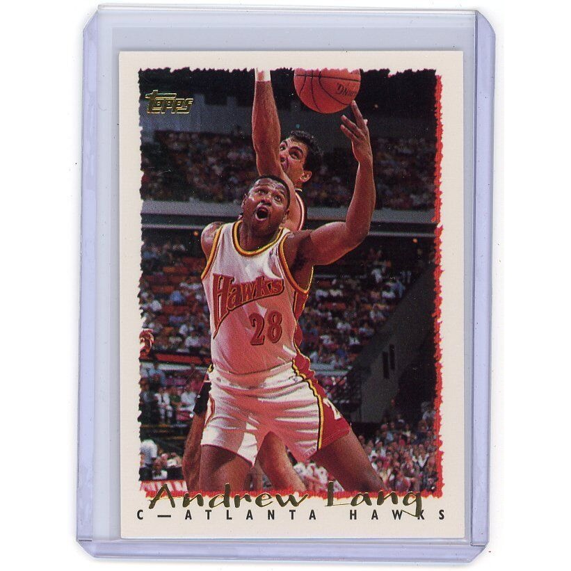 1994-95 Atlanta Hawks Andrew Lang Topps #36