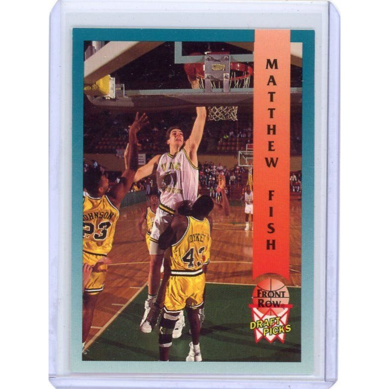 1992 Golden State Warriors Matt Fish Front Row Draft Picks #84