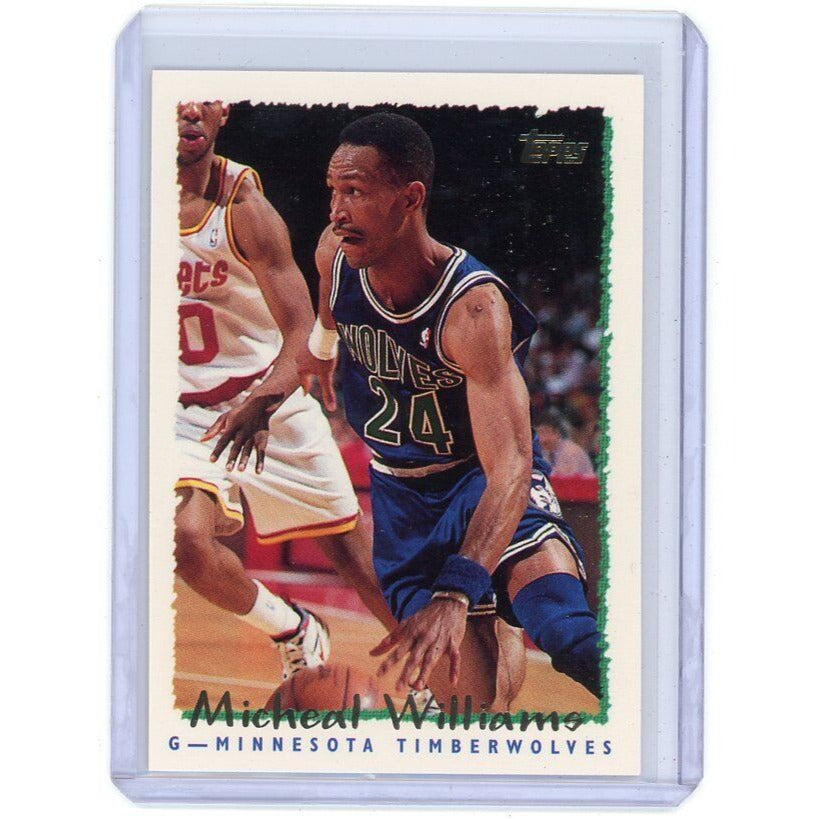 1994-95 Minnesota Timberwolves Michael Williams Topps #139