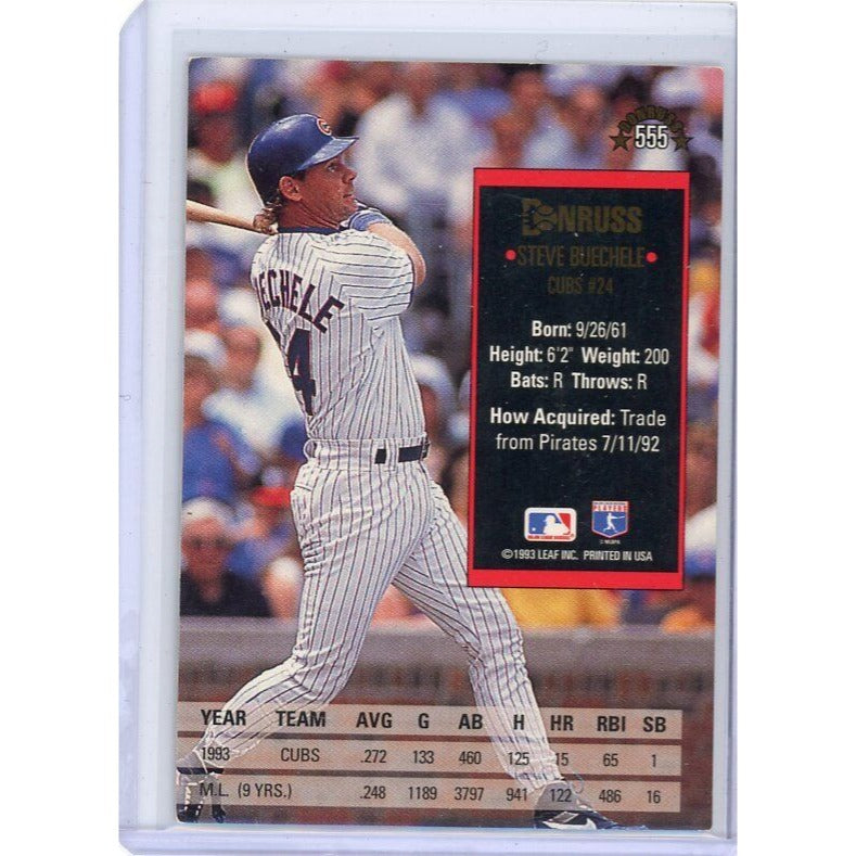 1994 Chicago Cubs Steve Buechele Donruss #555