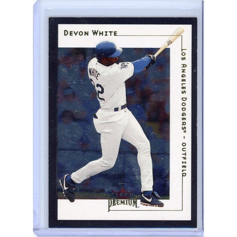 2001 Los Angeles Dodgers Devon White Fleer Premium #174