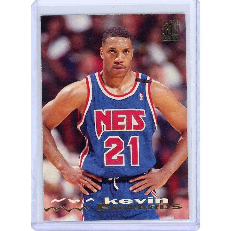 1993-94 New Jersey Nets Kevin Edwards Topps Stadium Club #205