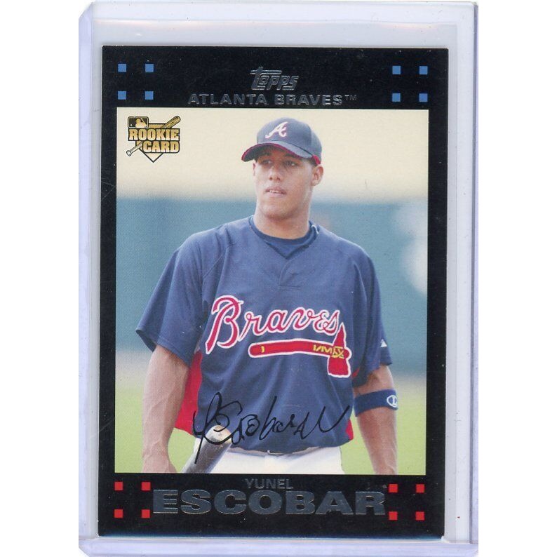 2007 Atlanta Braves Yunel Escobar Topps Updates & Highlights #UH172