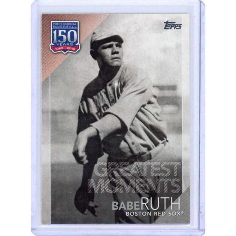 2019 Boston Red Sox Babe Ruth Topps  150 Years of Professional Baseball #150-53