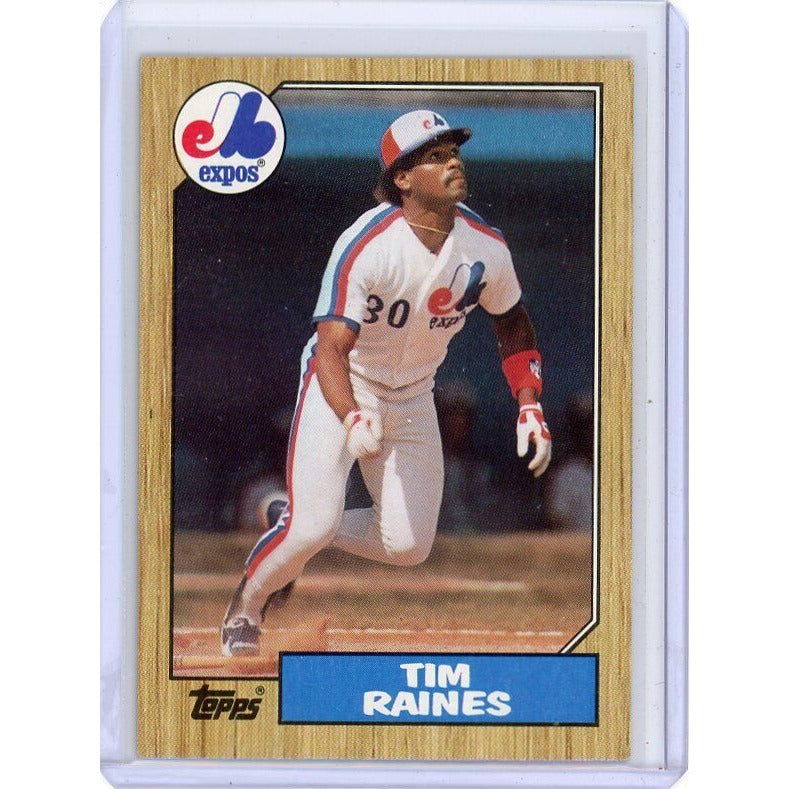 1987 Montreal Expos Tim Raines Topps #30