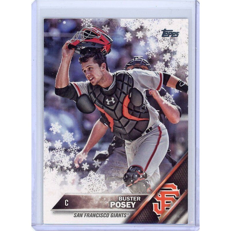 2016 San Francisco Giants Buster Posey Topps Holiday #HMW161