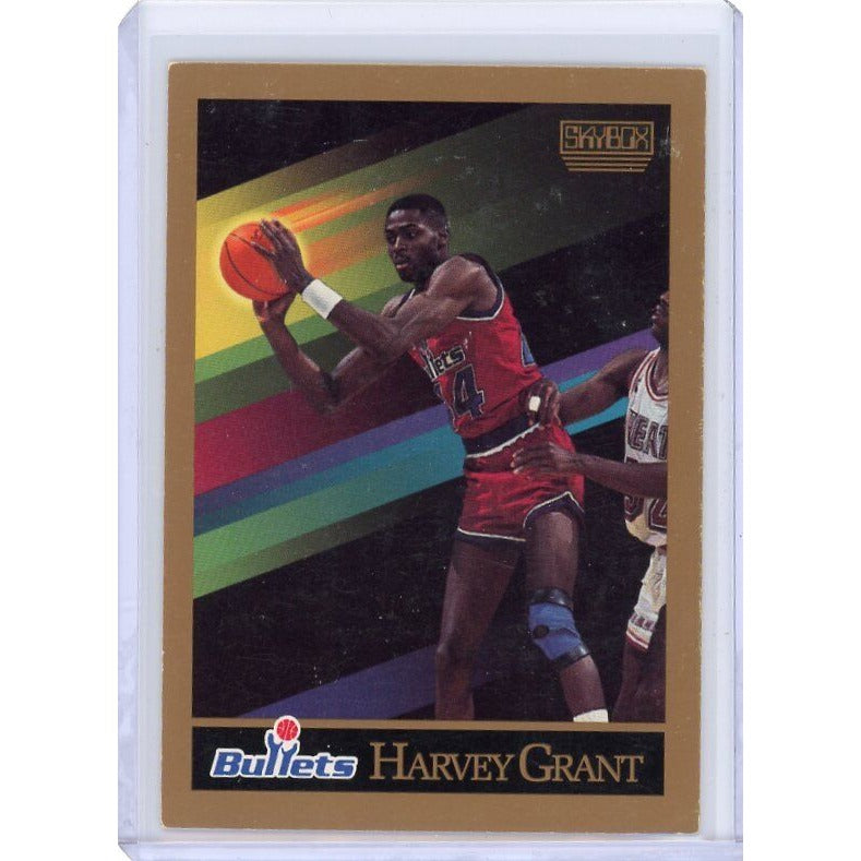 1990-91 Washington Bullets Harvey Grant SkyBox #288