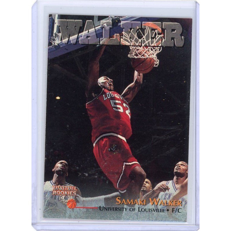 1996 University of Louisville Samaki Walker Score Board Rookies #11