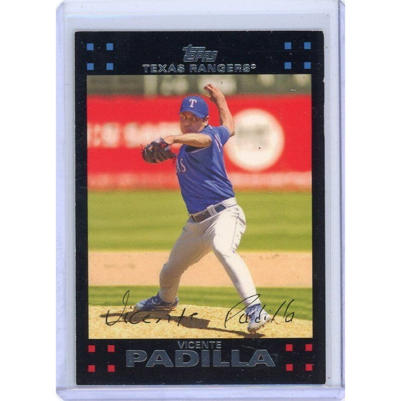 2007 Texas Rangers Vicente Padilla Topps Red Black  #143