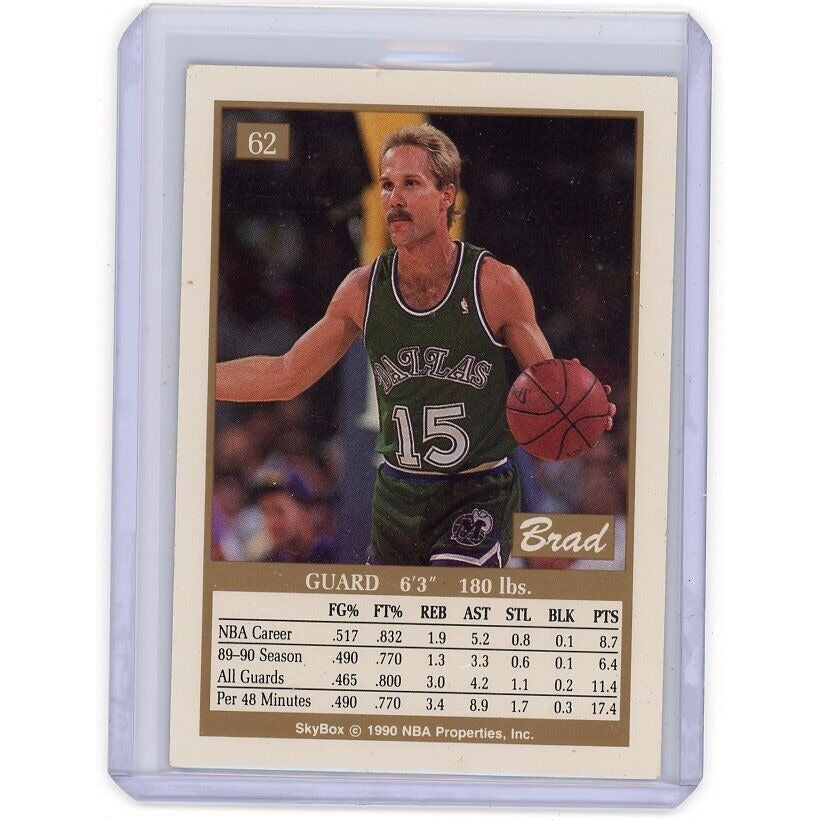 1990-91 Dallas Mavericks Brad Davis SkyBox #62