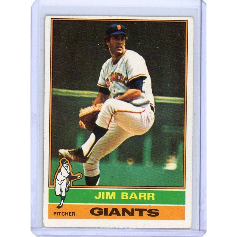 1976 San Francisco Giants Jim Barr Topps #308