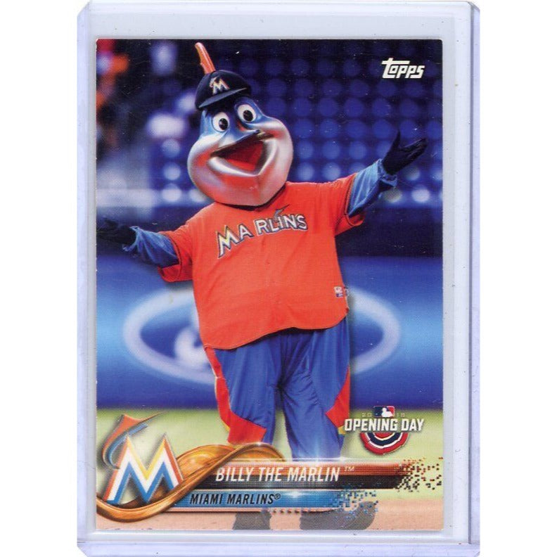 2018 Miami Marlins Billy the Marlin Topps Opening Day Mascots #M-12