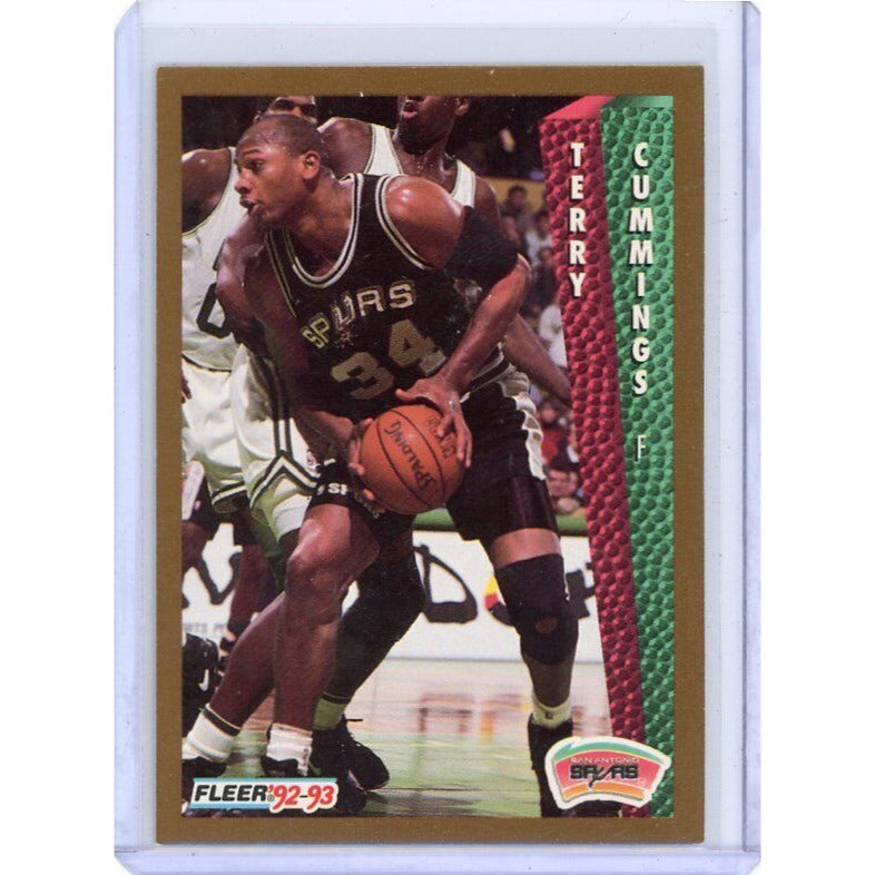 1992-93 San Antonio Spurs Terry Cummings Fleer #203