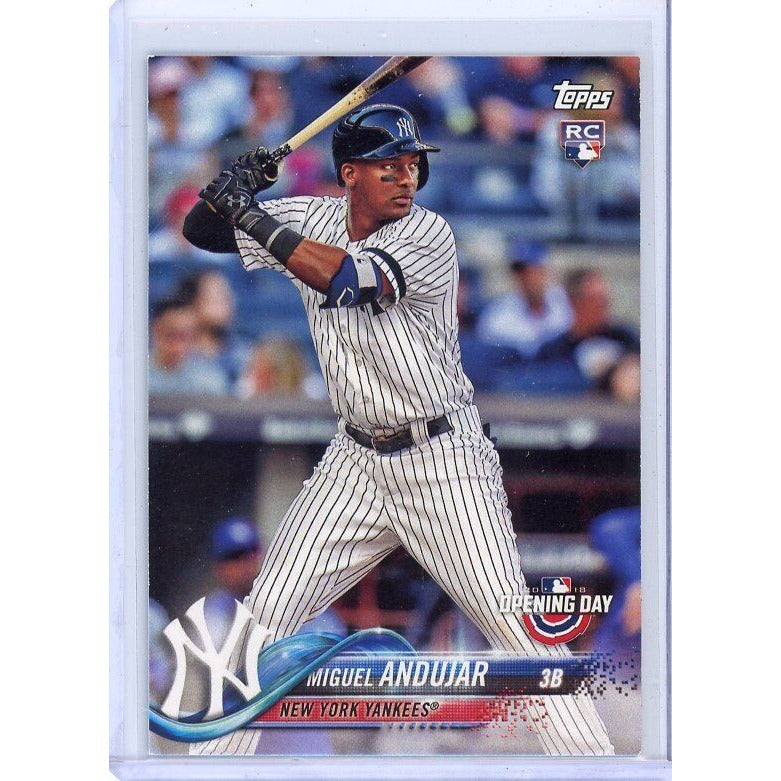 2018 New York Yankees Miguel Andujar Topps Opening Day #137