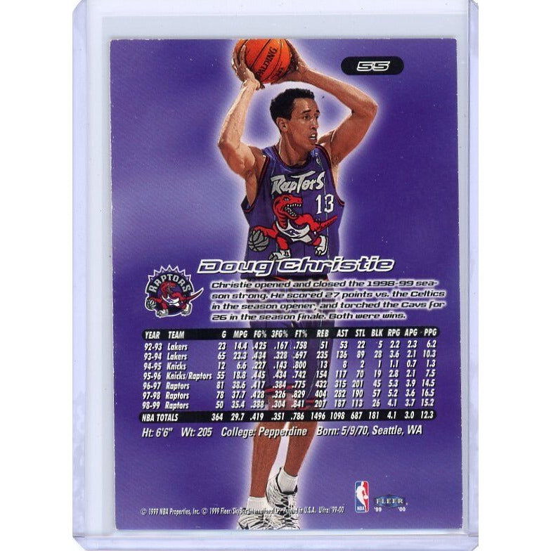 1999-00 Toronto Raptors Doug Christie Fleer Ultra #55