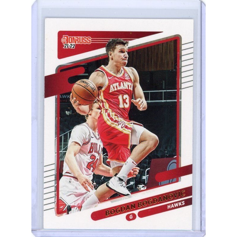 2021-22 Atlanta Hawks Bogdan Bogdanovic Donruss #40