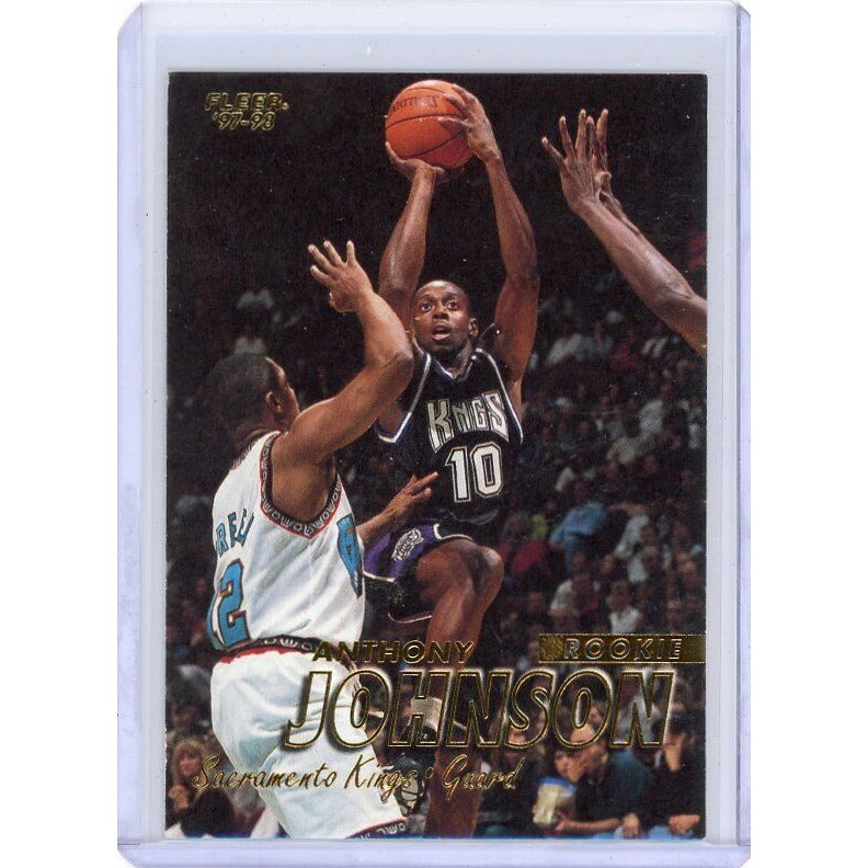 1997-98 Sacramento Kings Anthony Johnson Fleer #307