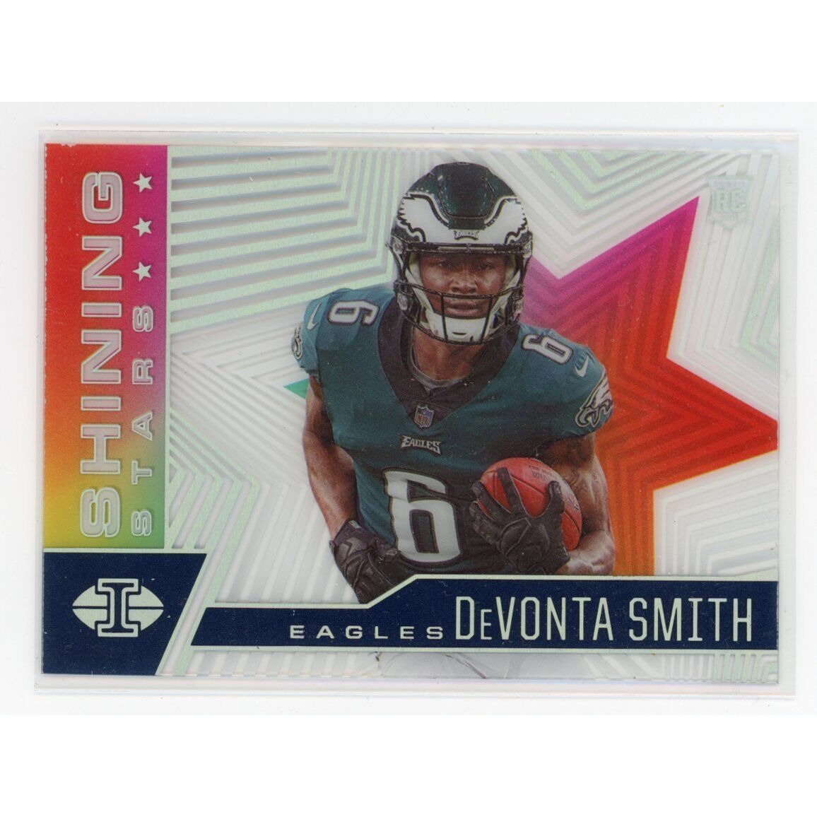 2021 DeVonta Smith Panini Illusions #SS-15 Shining Stars Emerald