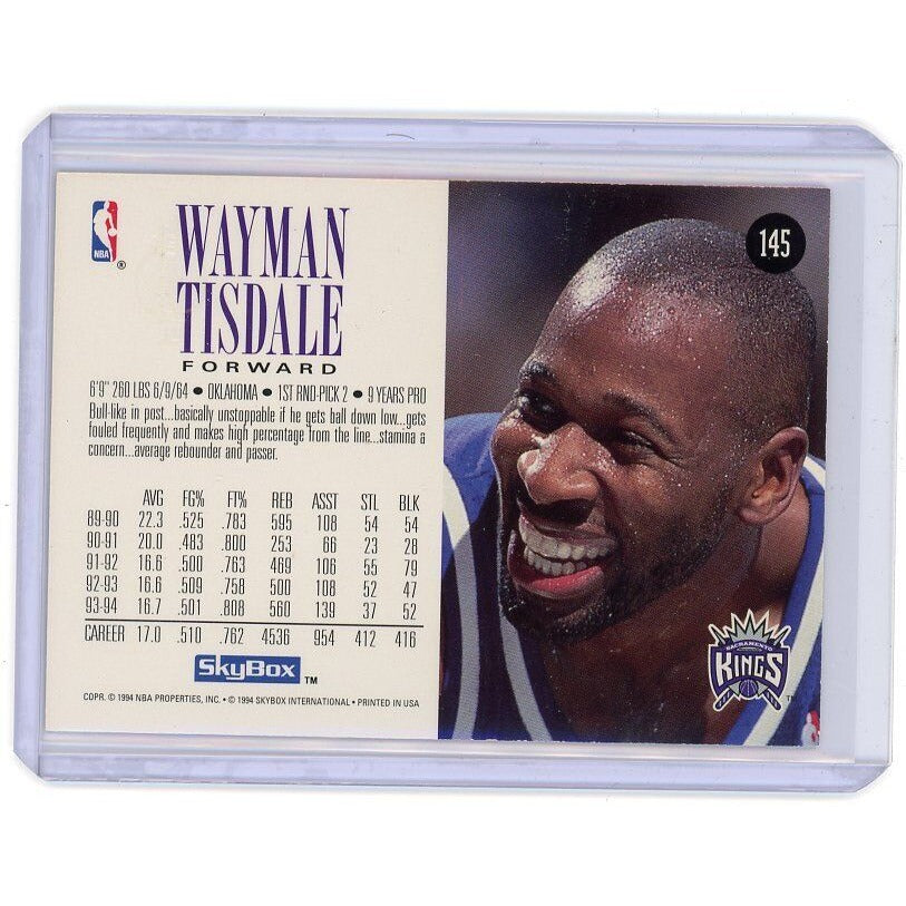 1994-95 Sacramento Kings Wayman Tisdale SkyBox Premium #145