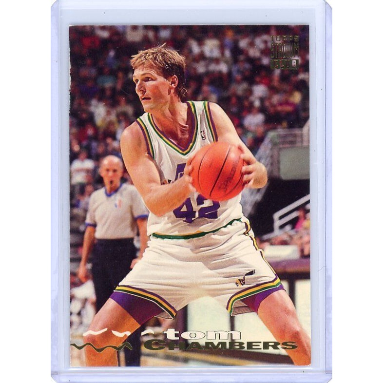 1993-94 Utah Jazz Tom Chambers Stadium Club #338