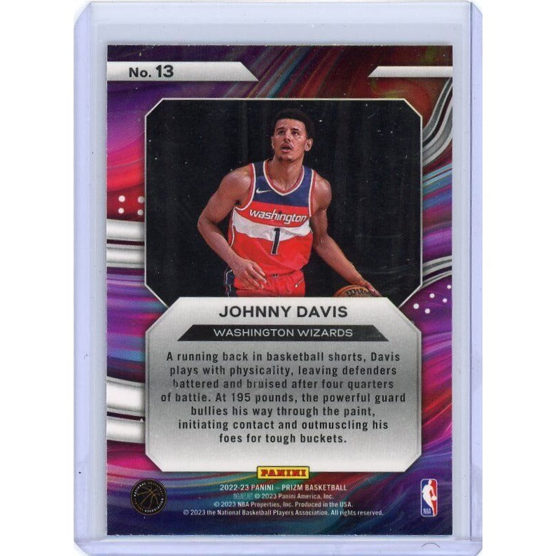 2022-23 Washington Wizards Johnny Davis Panini Prizm Instant Impact #13