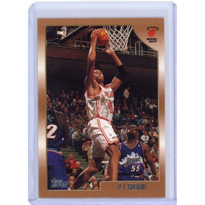 1998-99 Miami Heat P.J. Brown Topps #167