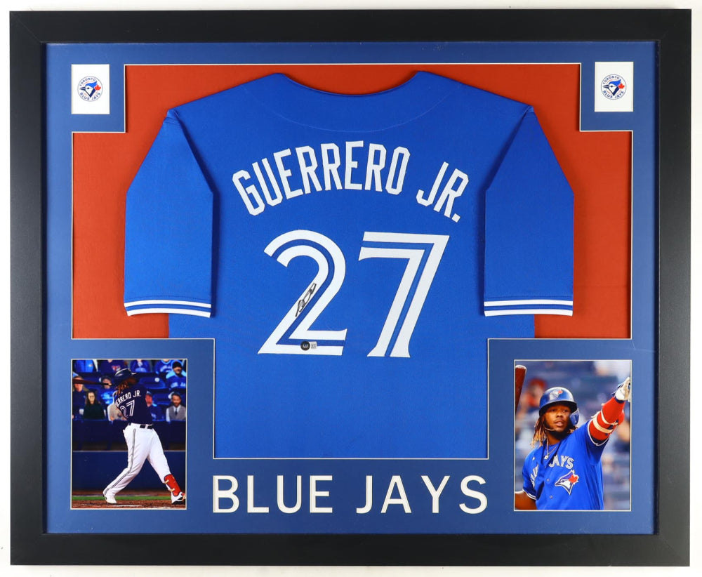 Vladimir Guerrero Jr. "Blue Jays" Jersey Frame *Singed and Authenticated*